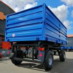 ПРИЦЕП САМОСВАЛЬНЫЙ ТРАКТОРНЫЙ 2ПТС-6.5 (С НАДСТАВНЫМИ БОРТАМИ И ЗАПАСНЫМ КОЛЕСОМ)